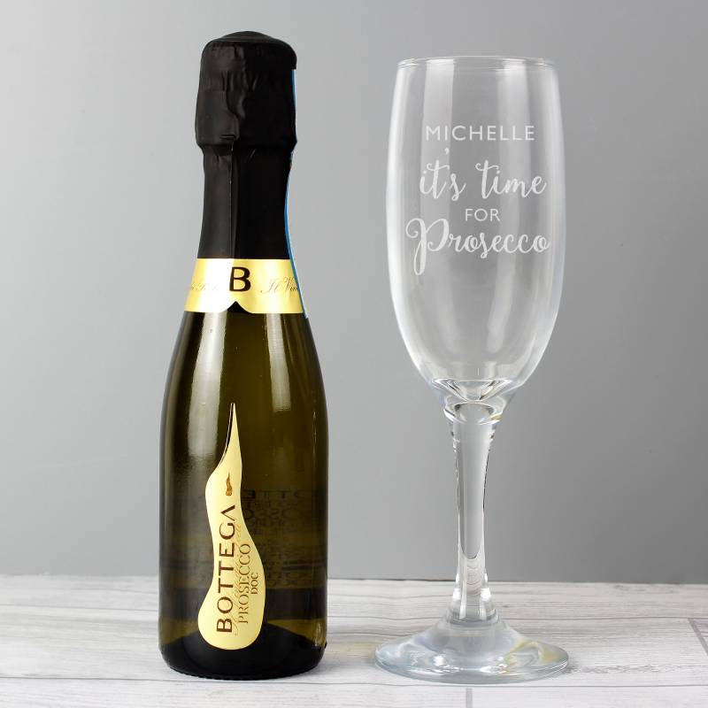 Personalised Its Time for Prosecco Set